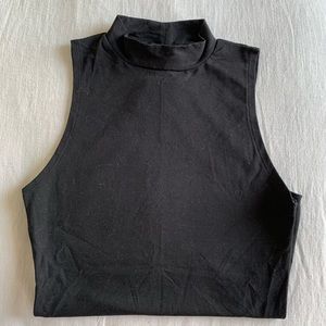 Forever 21 black mock neck bodysuit